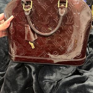 Louis Vuitton Burgundy Handbag